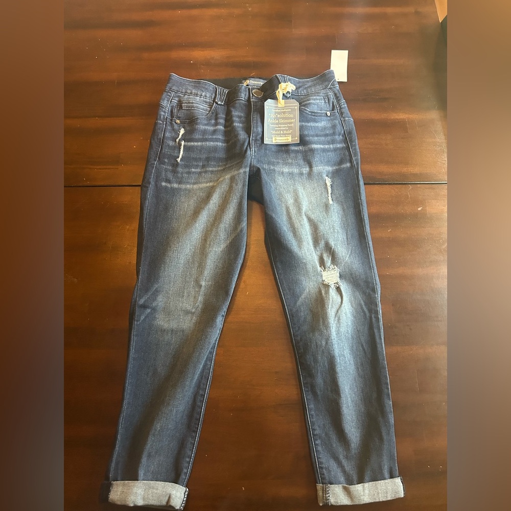 Democracy Women's Ankle Jeans - Dark Blue-Brand New with Tags; Size 10